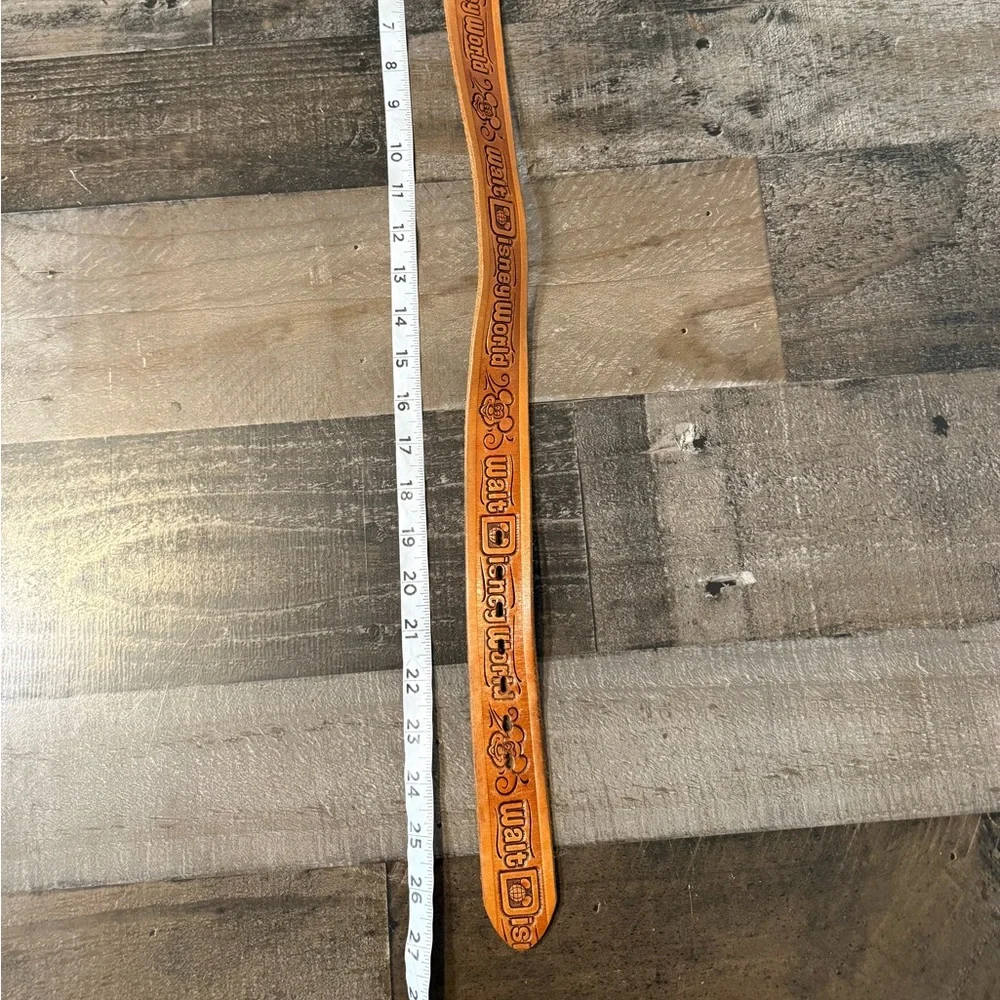 Vintage Walt Disney World Leather Belt | Chambers Phoenix | Yth/Kids | Made‎ USA